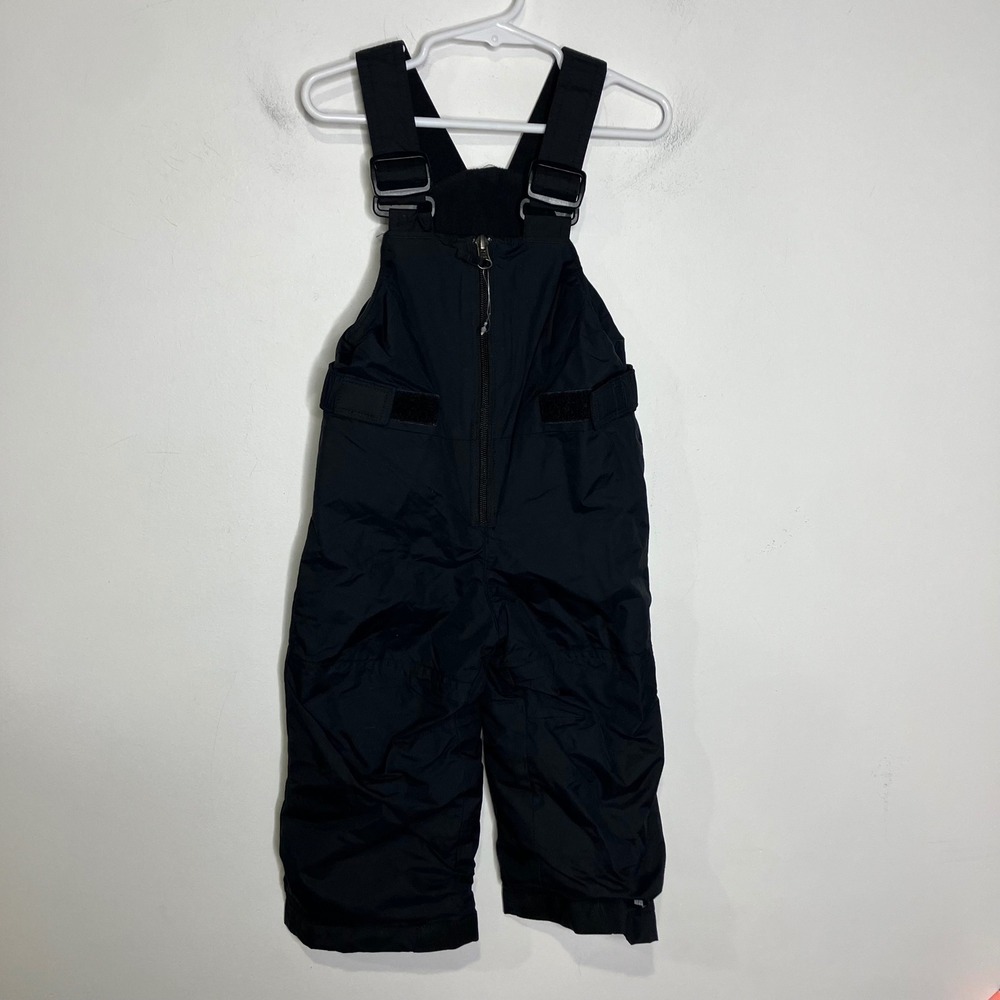 Columbia kids grow with me overall‎ snowpants black size 2T winter outdoor gear